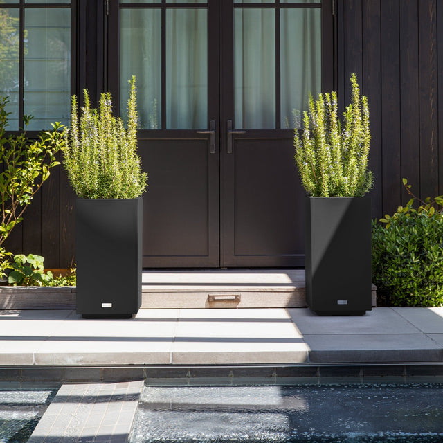 block pedestal planter