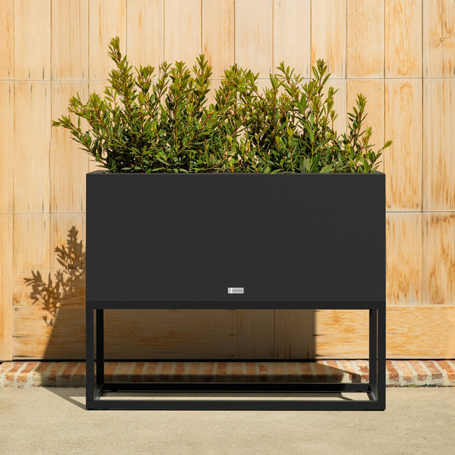 block raised long box planter