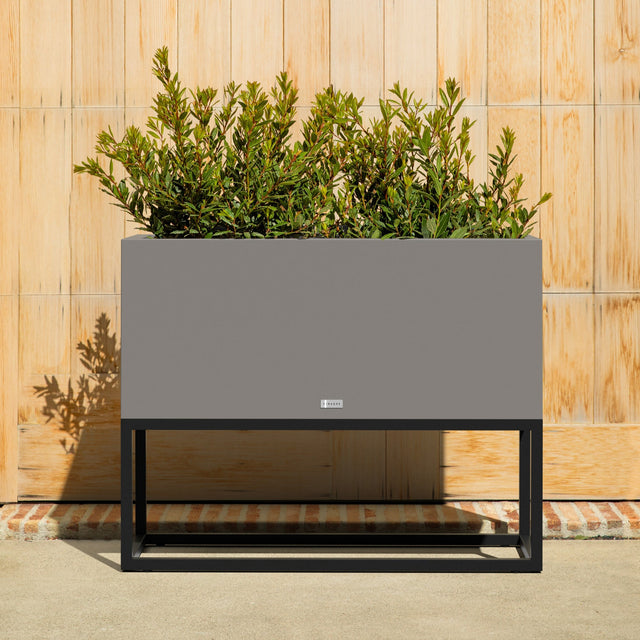block raised long box planter