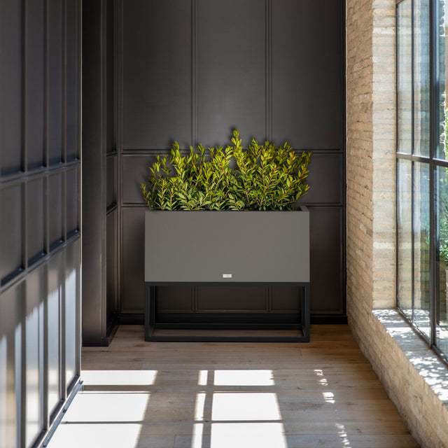 block raised long box planter