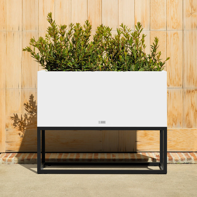 block raised long box planter