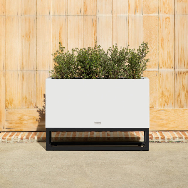 block raised long box planter