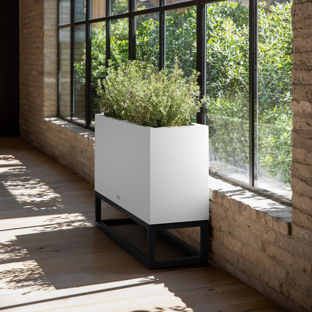 block raised long box planter