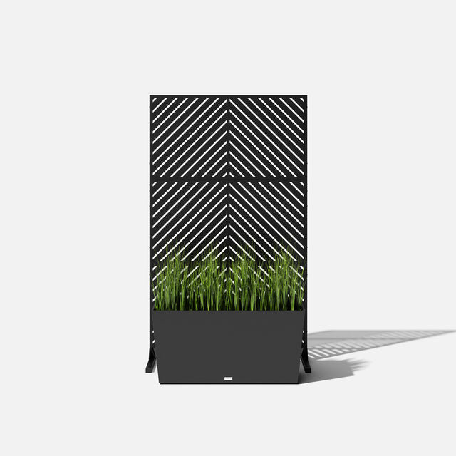 pure midori planter with privacy screen set