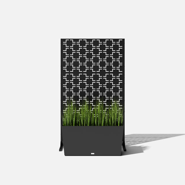 pure midori planter with privacy screen set
