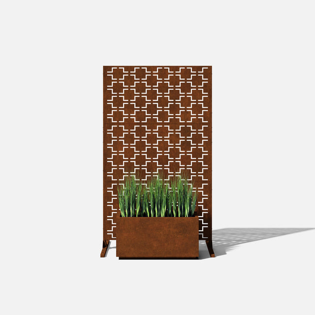 corten quadra privacy screen sets