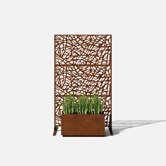 corten web privacy screen sets