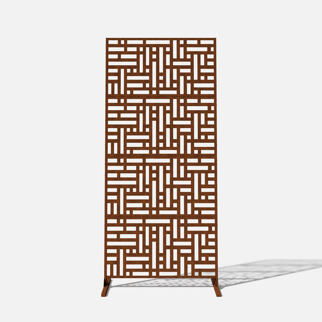 corten blocks privacy screen sets