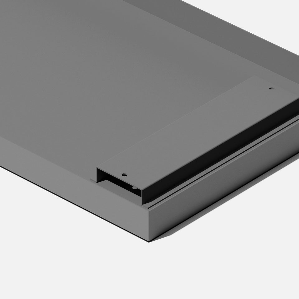 metallic span planter tray