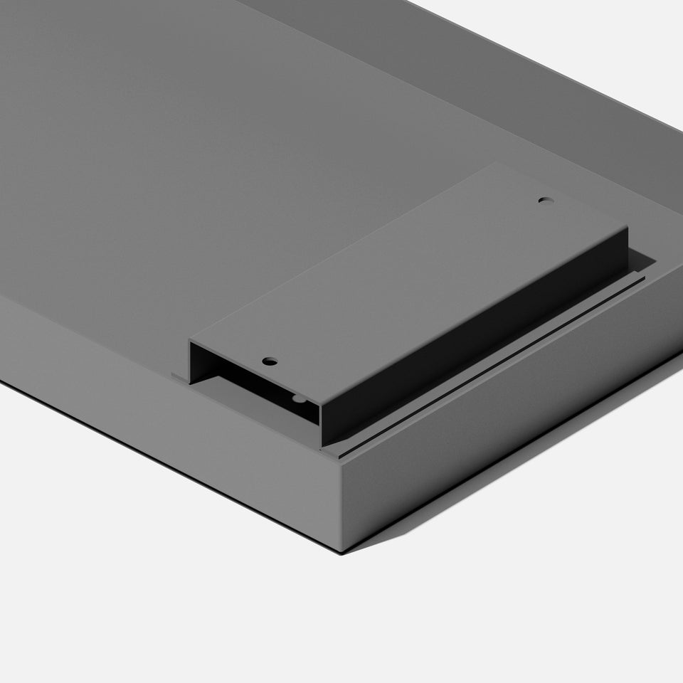 metallic span planter tray
