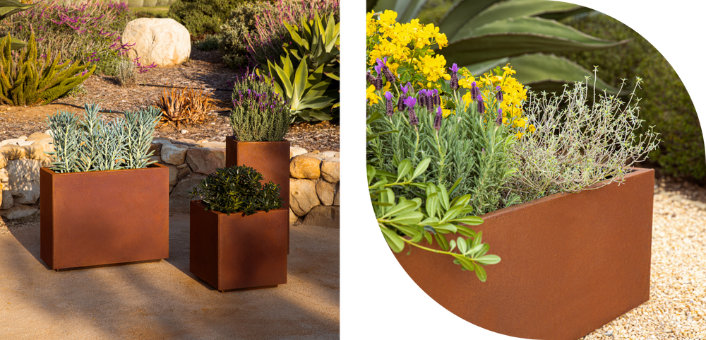 Veradek Corten Planter Series