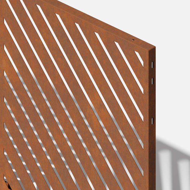 corten arrow privacy screen sets