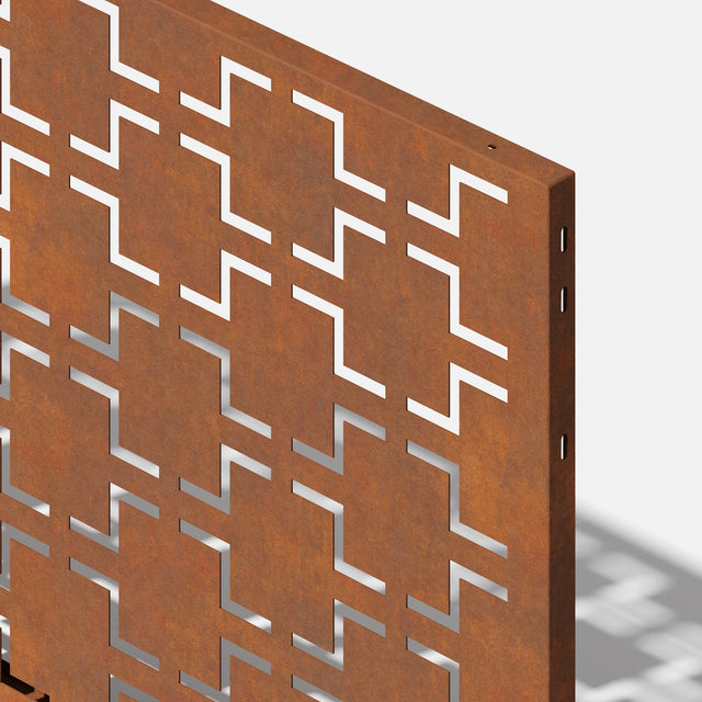 corten quadra privacy screen sets