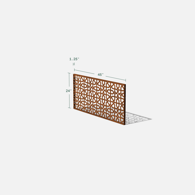 corten parilla privacy screen sets