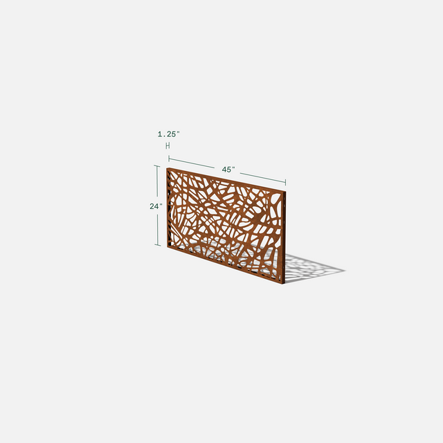 corten web privacy screen sets