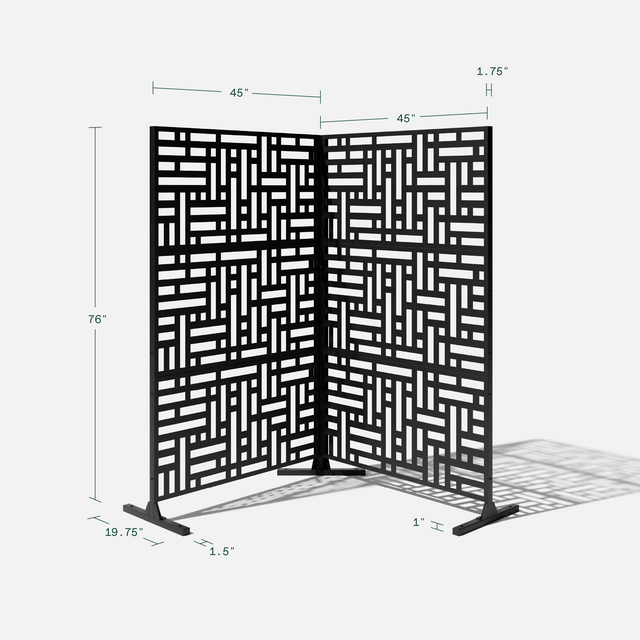 blocks privacy screen sets