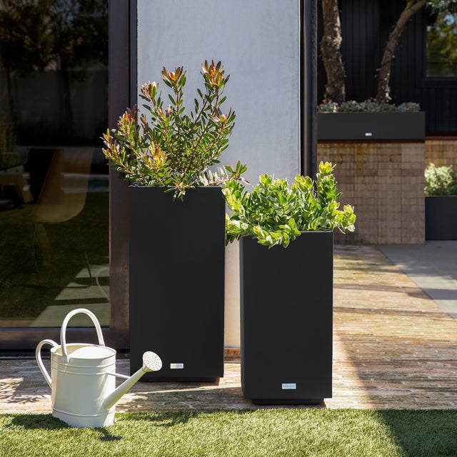 block pedestal planter