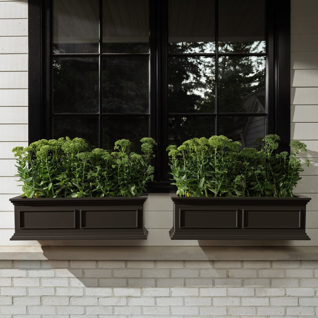 brixton hanging window box planter