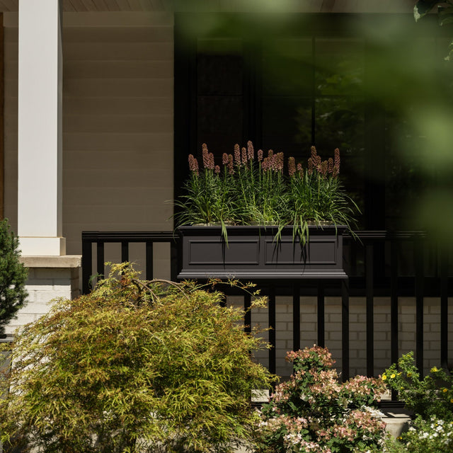 brixton hanging window box planter