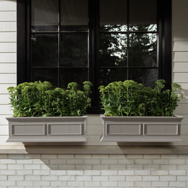 brixton hanging window box planter