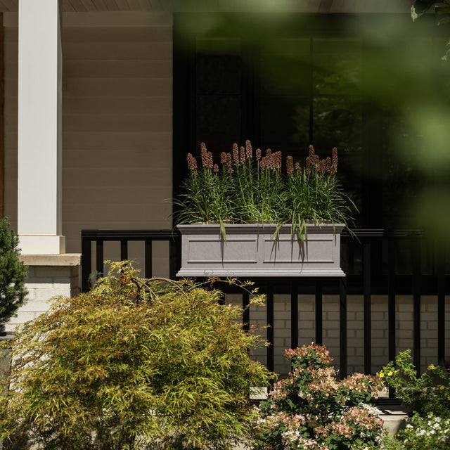 brixton hanging window box planter