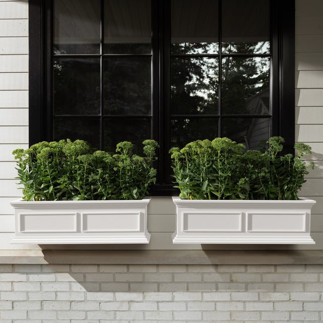 brixton hanging window box planter