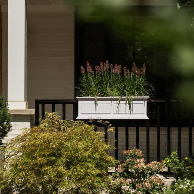 brixton hanging window box planter