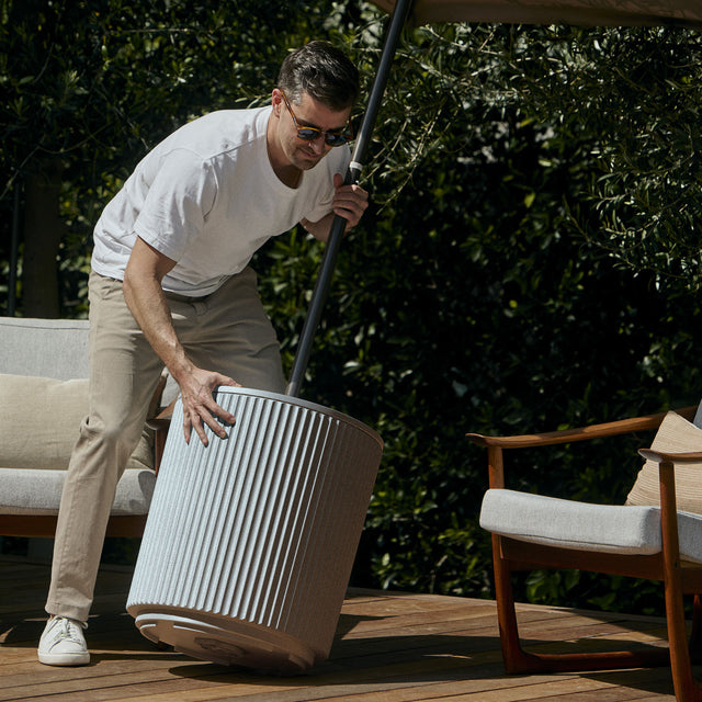 demi shade side table