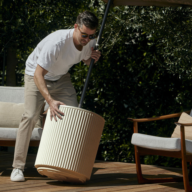 demi shade side table