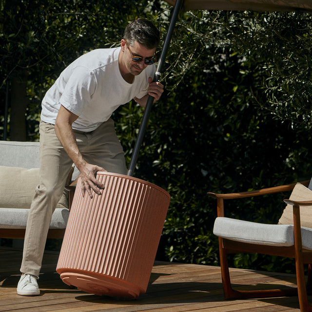 demi shade side table