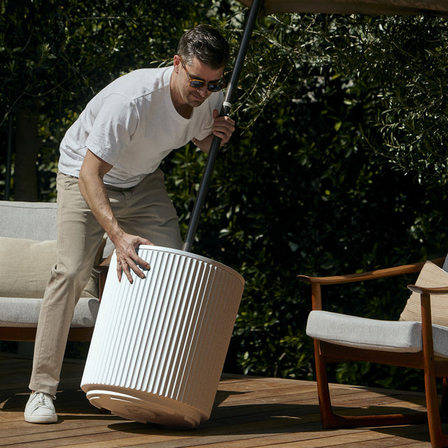 demi shade side table