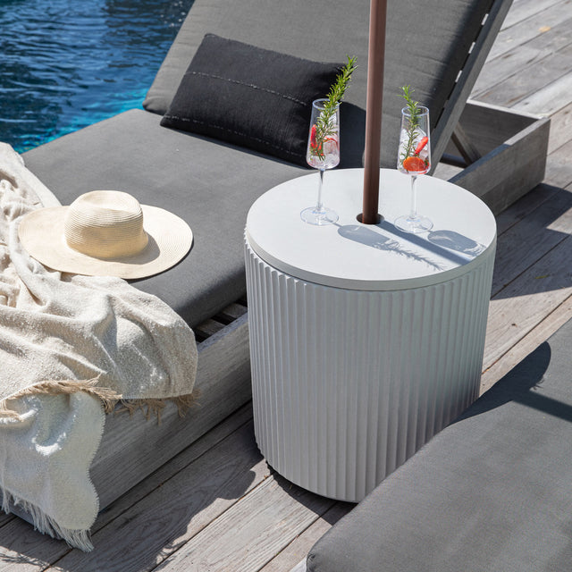 demi shade side table