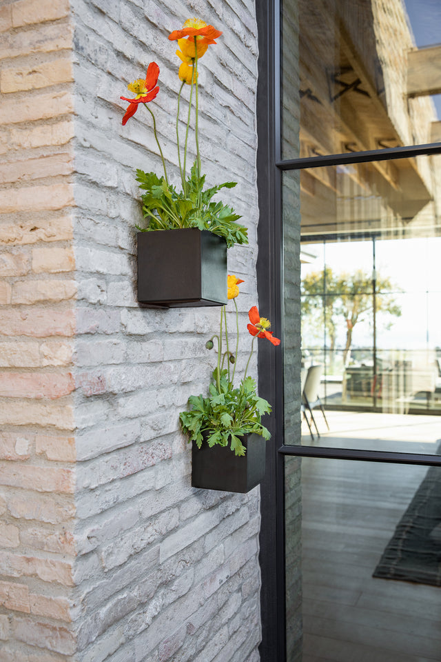 geo hanging cube planter