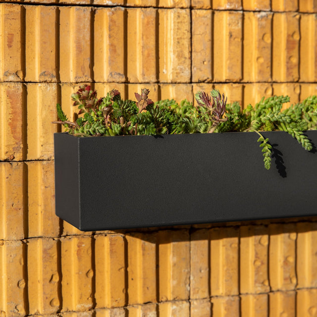 geo hanging trough planter