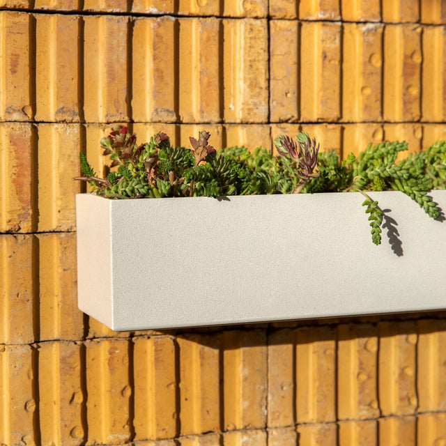 geo hanging trough planter