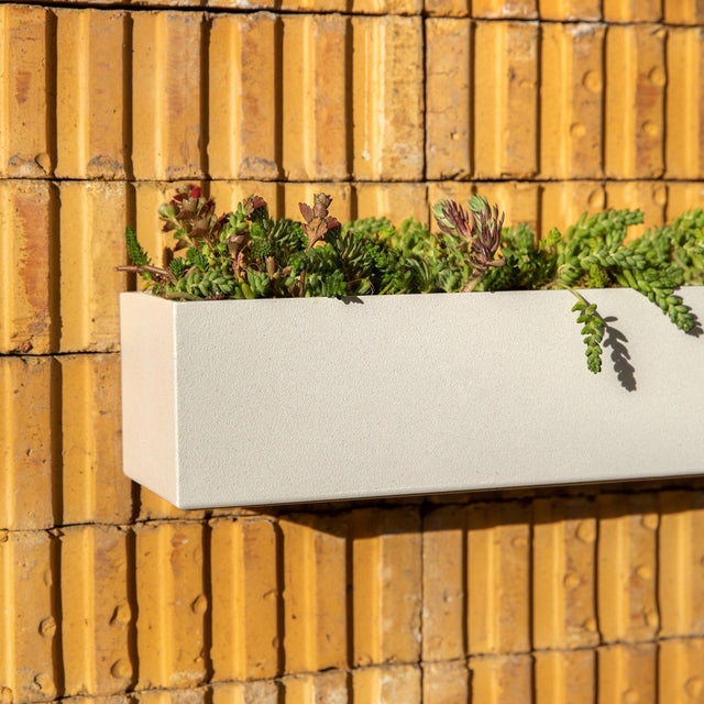 geo hanging trough planter