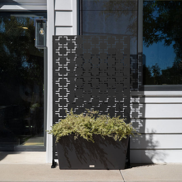 pure midori planter with privacy screen set