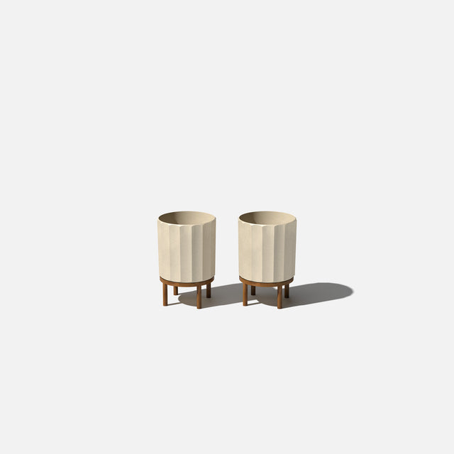 column raised planter