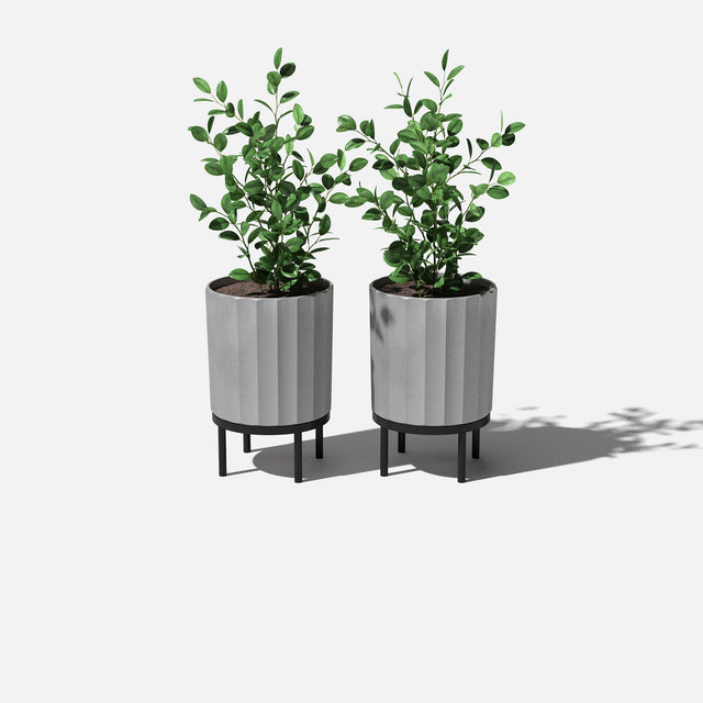 column raised planter