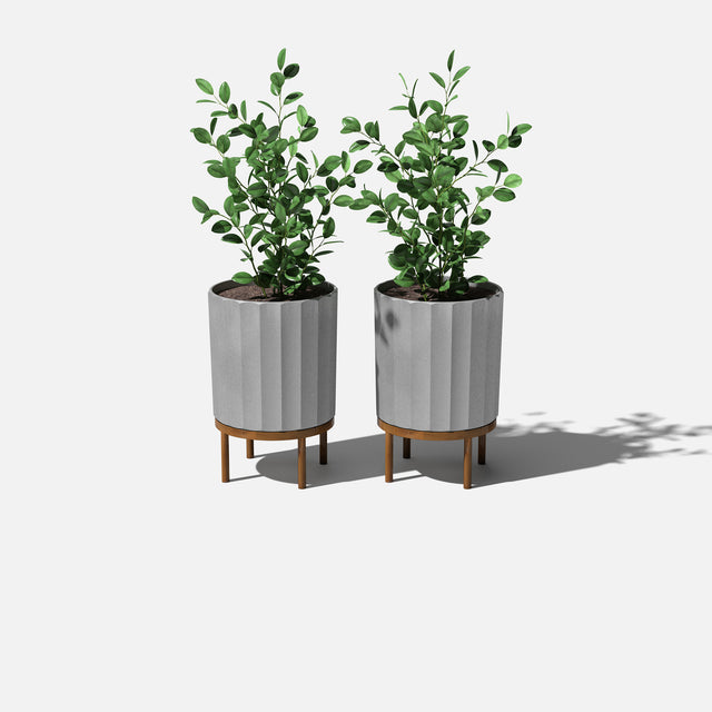 column raised planter