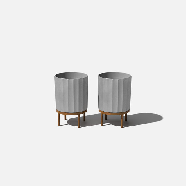 column raised planter