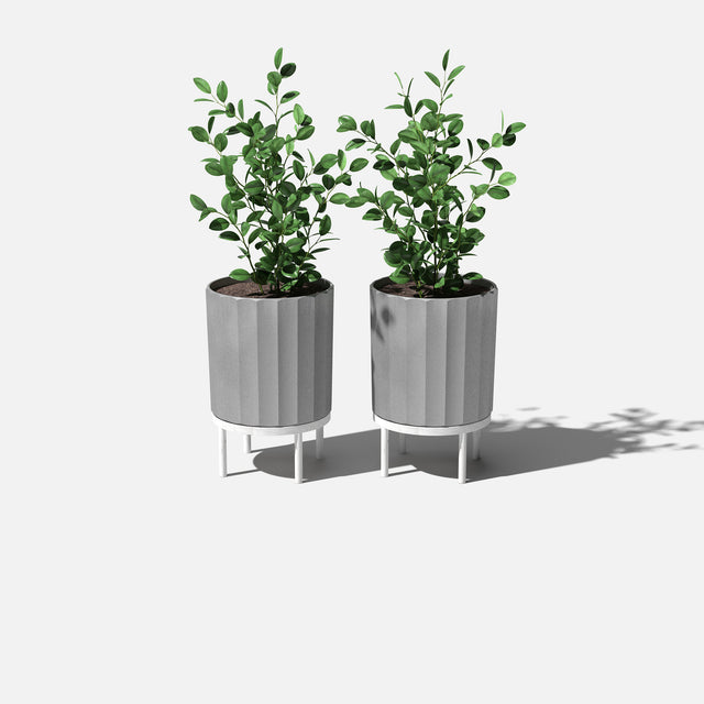 column raised planter
