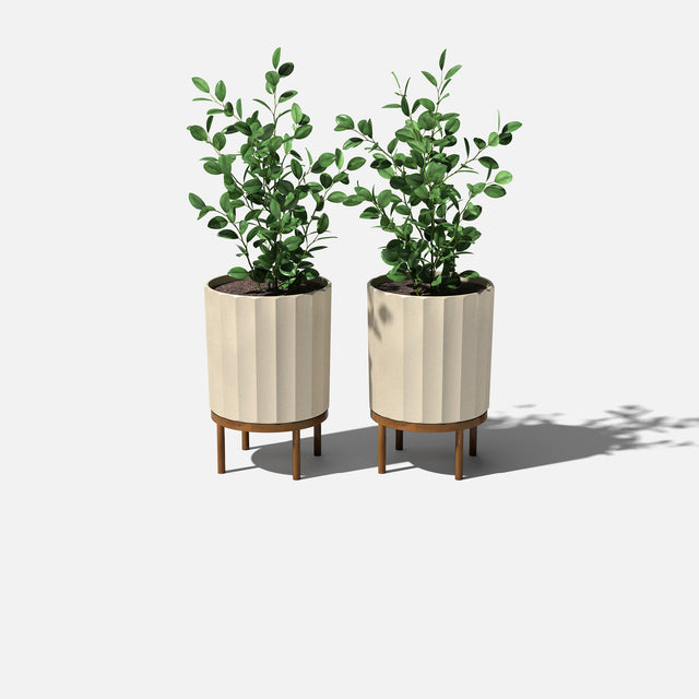 column raised planter
