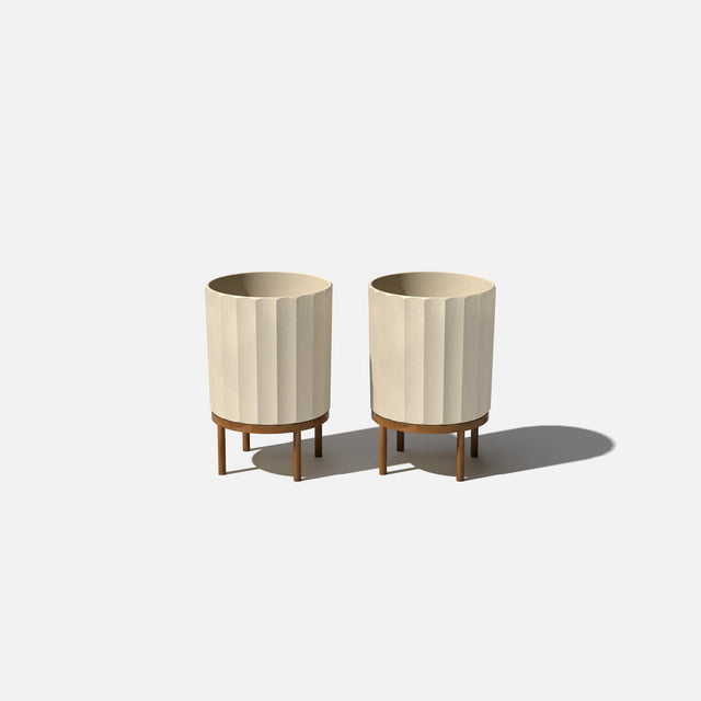 column raised planter
