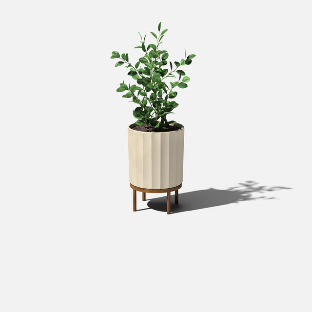 column raised planter