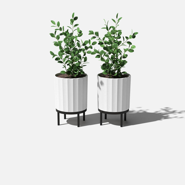 column raised planter