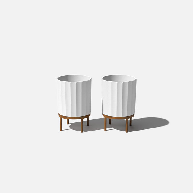 column raised planter