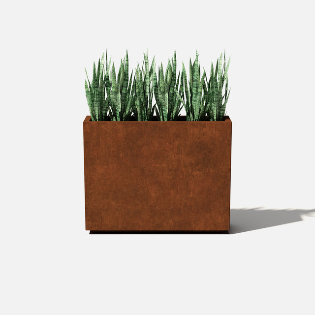 corten span planter