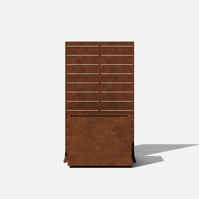 corten span planter