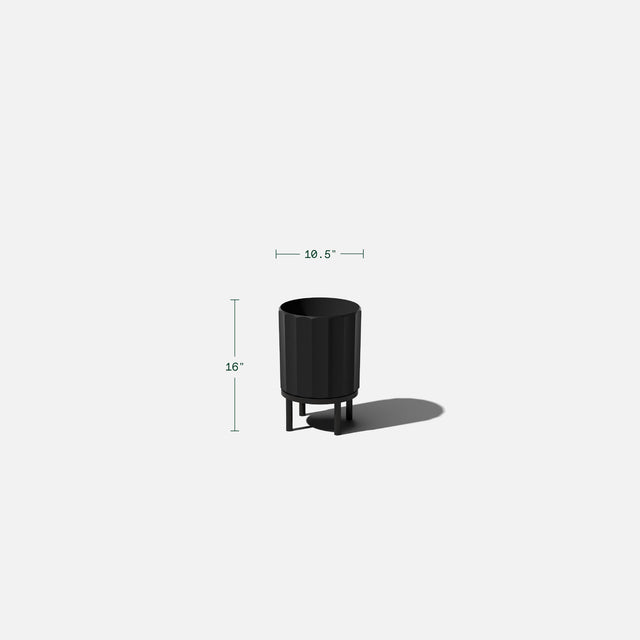 column raised planter